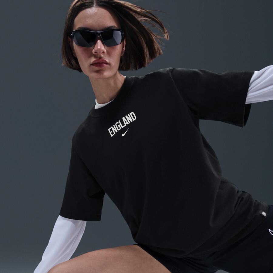 Nike Engeland Supporter voetbalshirt voor dames Zwart - Foto 2