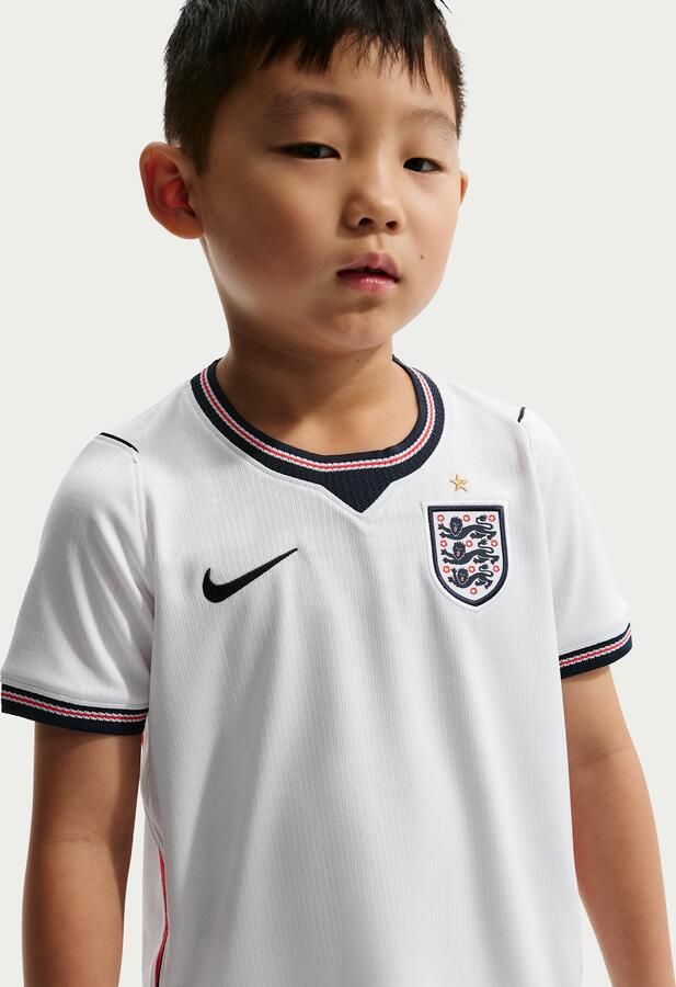 Nike England 2026 Stadium Home driedelig replicavoetbaltenue voor kleuters Wit - Foto 4
