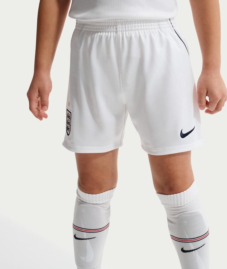 Nike England 2026 Stadium Home driedelig replicavoetbaltenue voor kleuters Wit - Foto 3