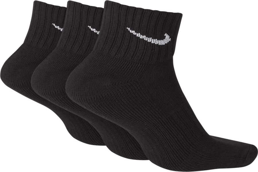 Nike Enkelsokken met demping (3 paar) Zwart - Foto 4