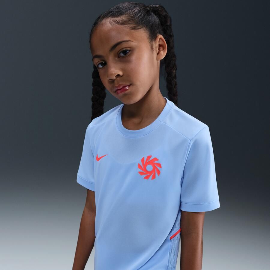 Nike Erling Haaland Academy Dri-FIT voetbaltop met korte mouwen voor kids Blauw - Foto 4