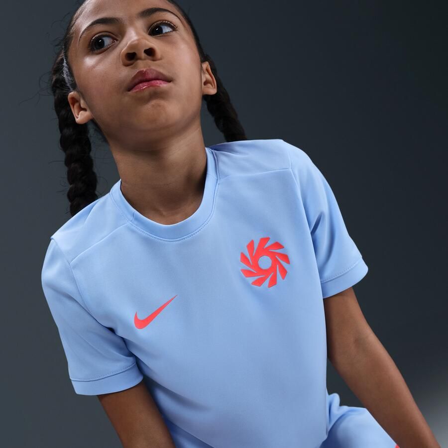 Nike Erling Haaland Academy Dri-FIT voetbaltop met korte mouwen voor kids Blauw - Foto 2