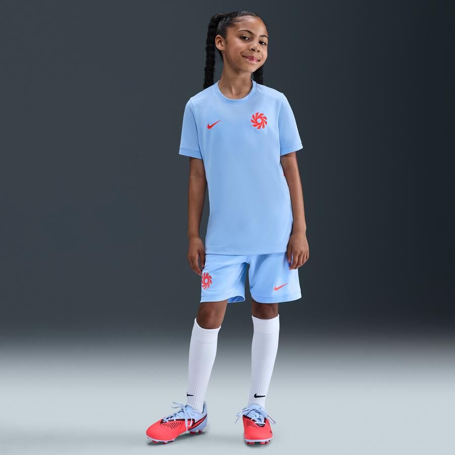 Nike Erling Haaland Academy Dri-FIT voetbaltop met korte mouwen voor kids Blauw - Foto 3