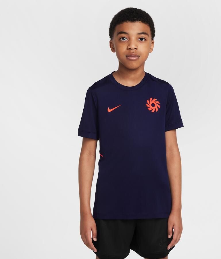 Nike Erling Haaland Academy Dri-FIT voetbaltop met korte mouwen voor kids Blauw - Foto 4