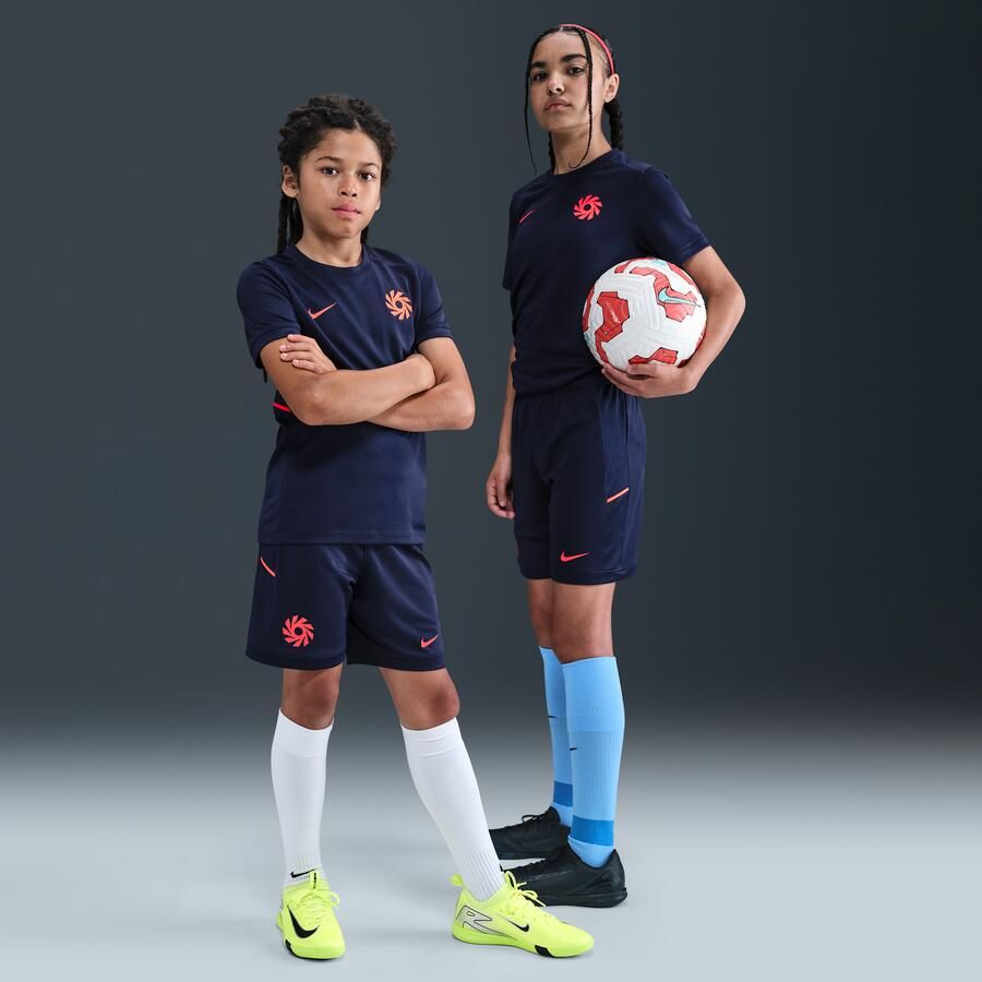 Nike Erling Haaland Academy voetbalshorts met Dri-FIT voor kids Blauw - Foto 4