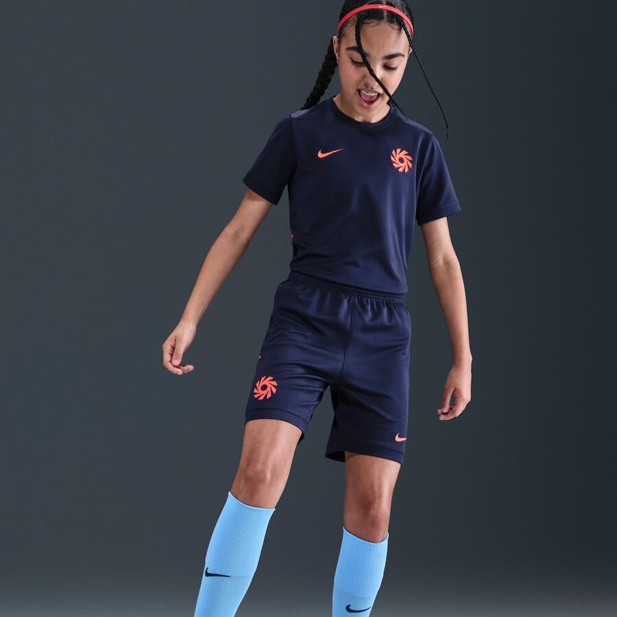 Nike Erling Haaland Academy voetbalshorts met Dri-FIT voor kids Blauw - Foto 3