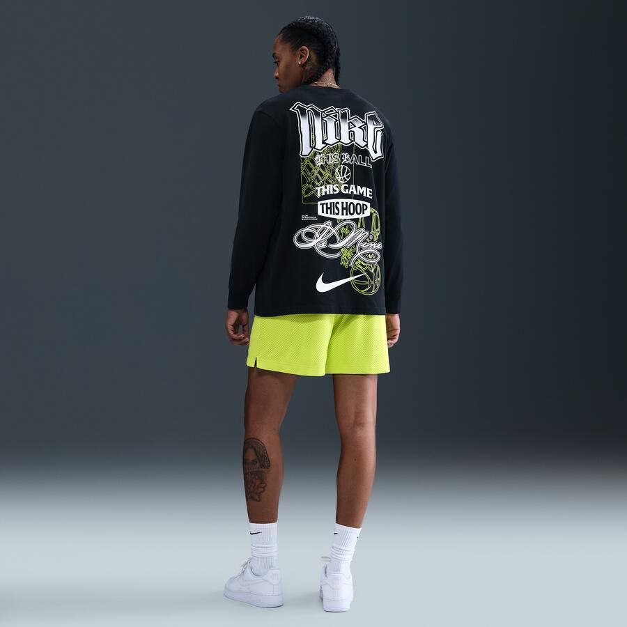 Nike Essential Dri-FIT mesh basketbalshorts voor dames Groen - Foto 3