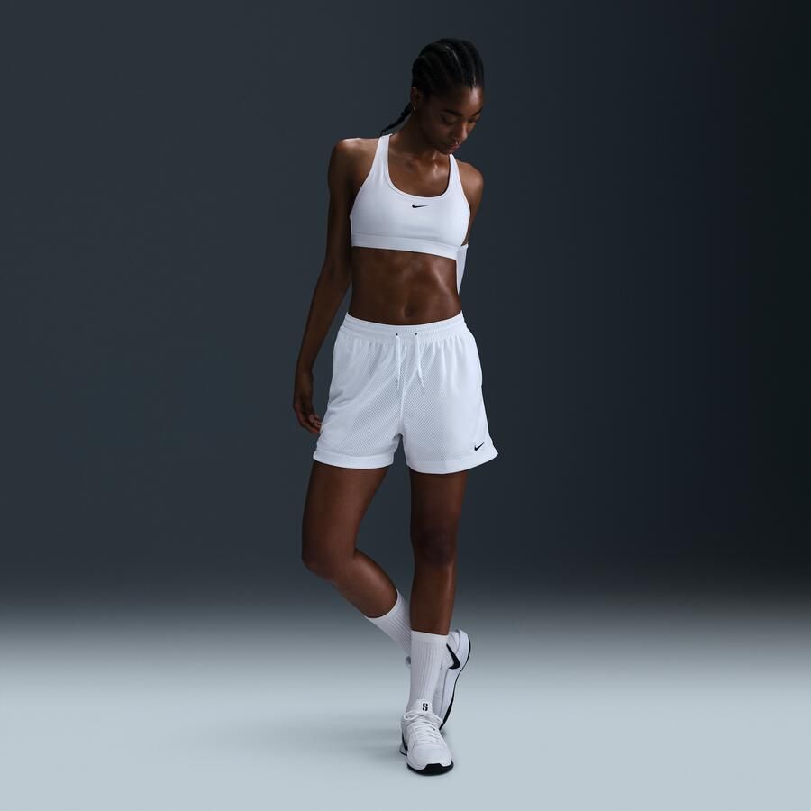 Nike Essential Dri-FIT mesh basketbalshorts voor dames Wit - Foto 4