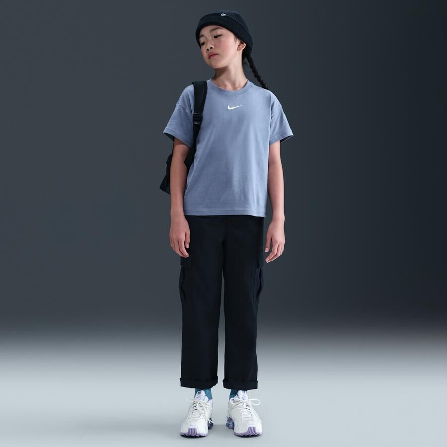 Nike Essential T-shirt voor meisjes Blauw - Foto 3