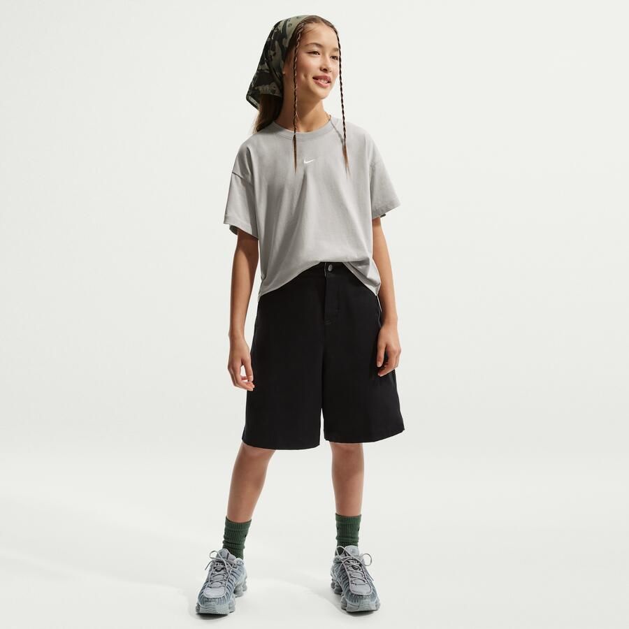 Nike Essential T-shirt voor meisjes Bruin - Foto 2