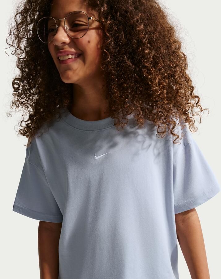 Nike Essential T-shirt voor meisjes Grijs - Foto 4