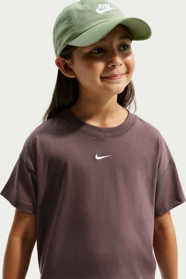 Nike Essential T-shirt voor meisjes Paars - Foto 4