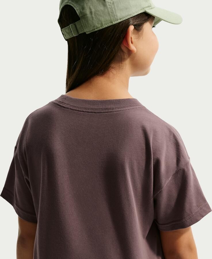 Nike Essential T-shirt voor meisjes Paars - Foto 3