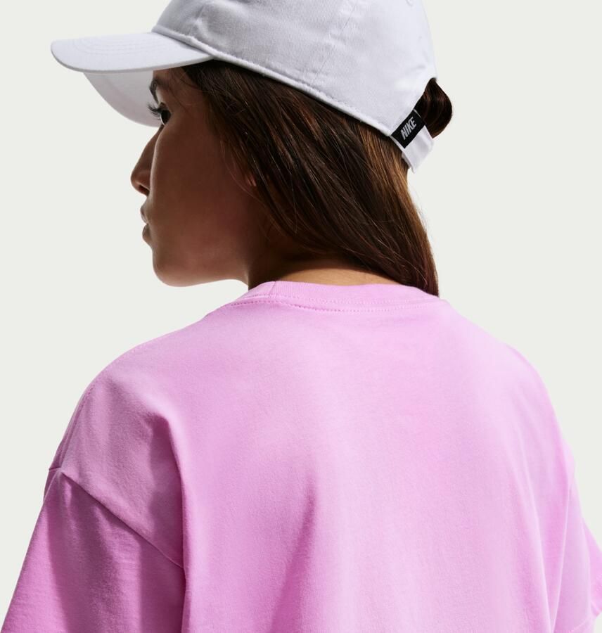 Nike Essential T-shirt voor meisjes Paars - Foto 2