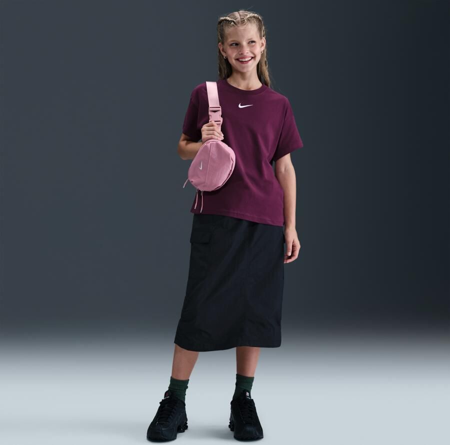 Nike Essential T-shirt voor meisjes Rood - Foto 3