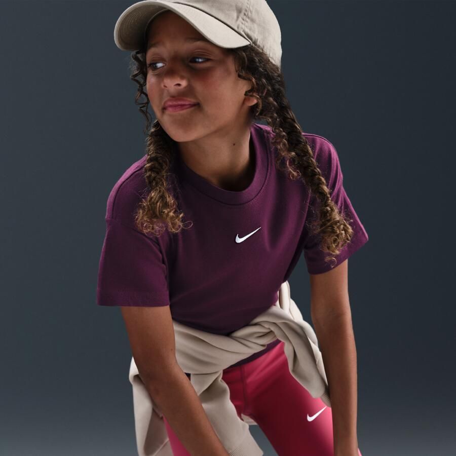 Nike Essential T-shirt voor meisjes Rood - Foto 2