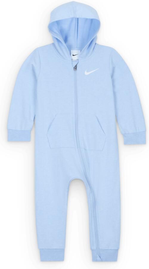 Nike Essentials Hooded Coverall voor baby's Blauw - Foto 3