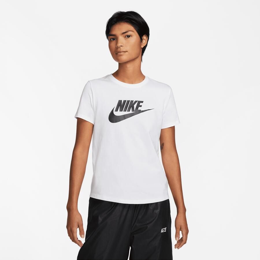 Nike Sportswear Essentials Logo T-shirt T-shirts Kleding white black maat: L beschikbare maaten:XS S M L XL - Foto 1