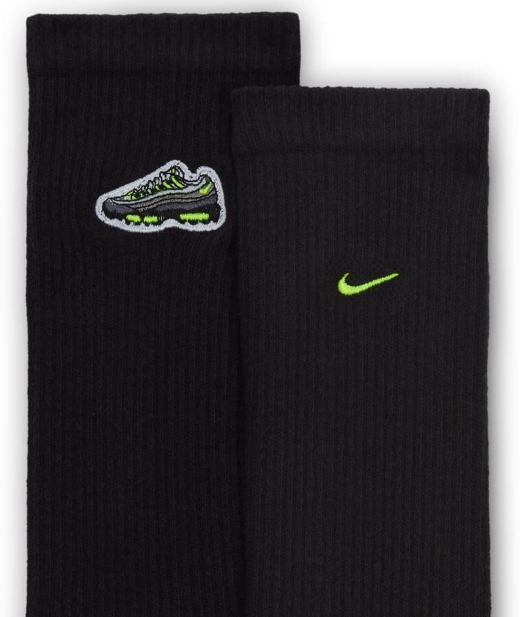 Nike Everyday Cushioned crew-sokken (1 paar) Zwart - Foto 2