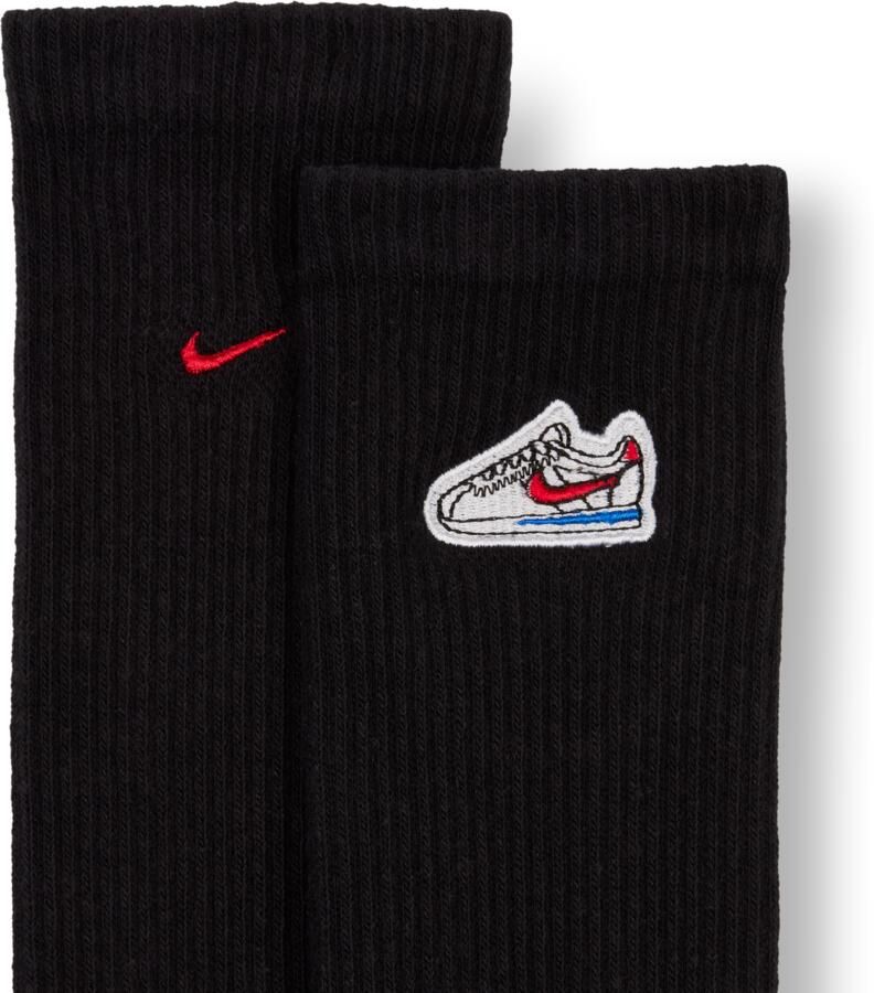 Nike Everyday Cushioned crew-sokken (1 paar) Zwart