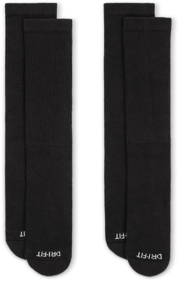 Nike Everyday Cushioned crew sokken (2 paar) Zwart - Foto 3