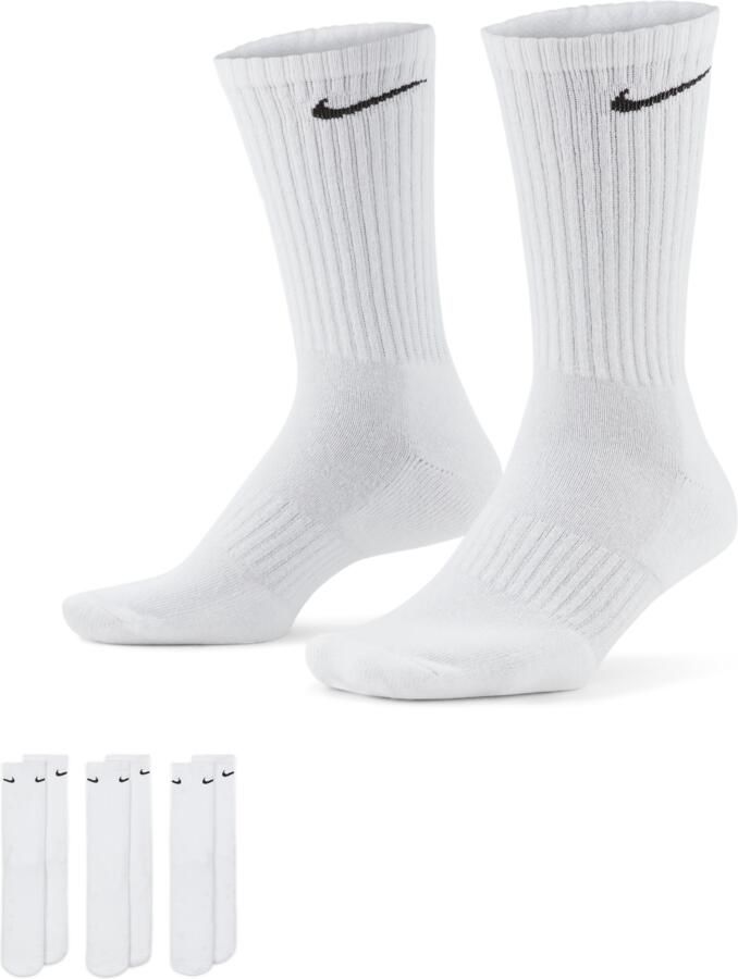 Nike Witte sokken met geribbelde randen in middellange lengte White - Foto 9