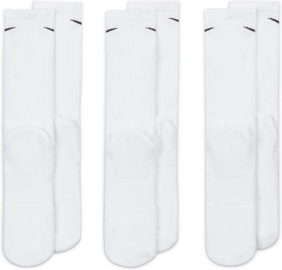 Nike Witte sokken met geribbelde randen in middellange lengte White - Foto 5