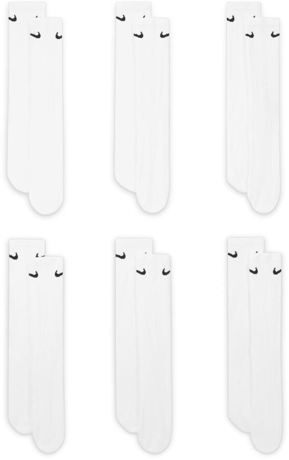 Nike Everyday Cushioned Crew trainingssokken (6 paar) Wit - Foto 6