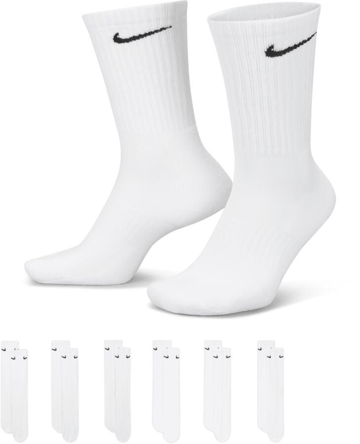 Nike Everyday Cushioned Crew trainingssokken (6 paar) Wit - Foto 4