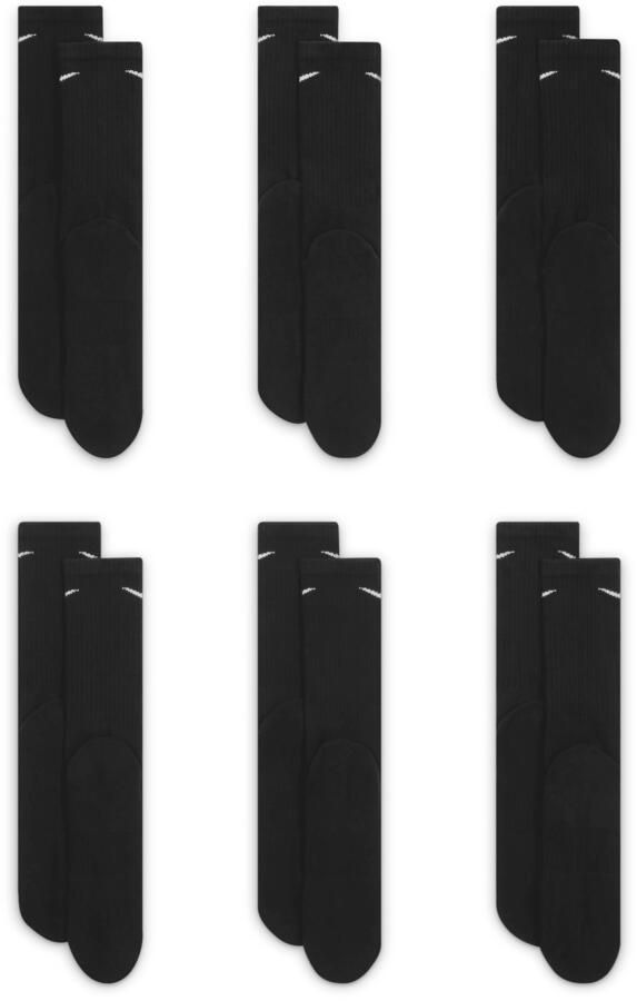 Nike Lichtgewicht zwarte sokken voor dagelijks gebruik Zwart Unisex - Foto 5