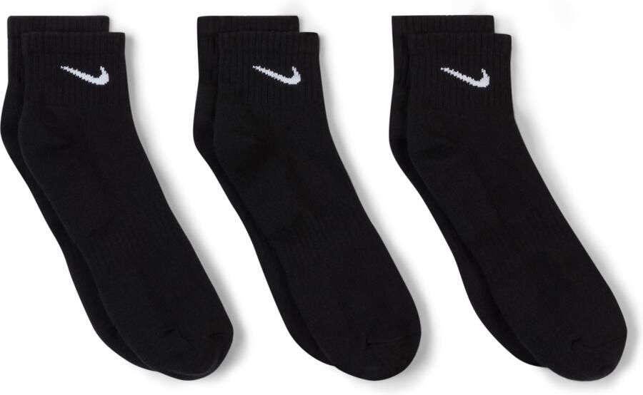Nike Everyday Cushioned Training Ankle Socks (3 Pack) Middellang Kleding black white maat: 43-46 beschikbare maaten:35-38 39-42 43-46-48 - Foto 7