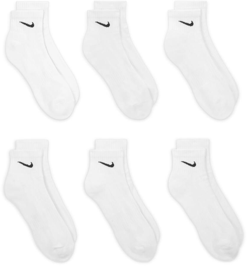 Nike Everyday Cushioned (6 Pack) Middellang Kleding white black maat: 34-38 beschikbare maaten:34-38-42-46-50 35-38 - Foto 2