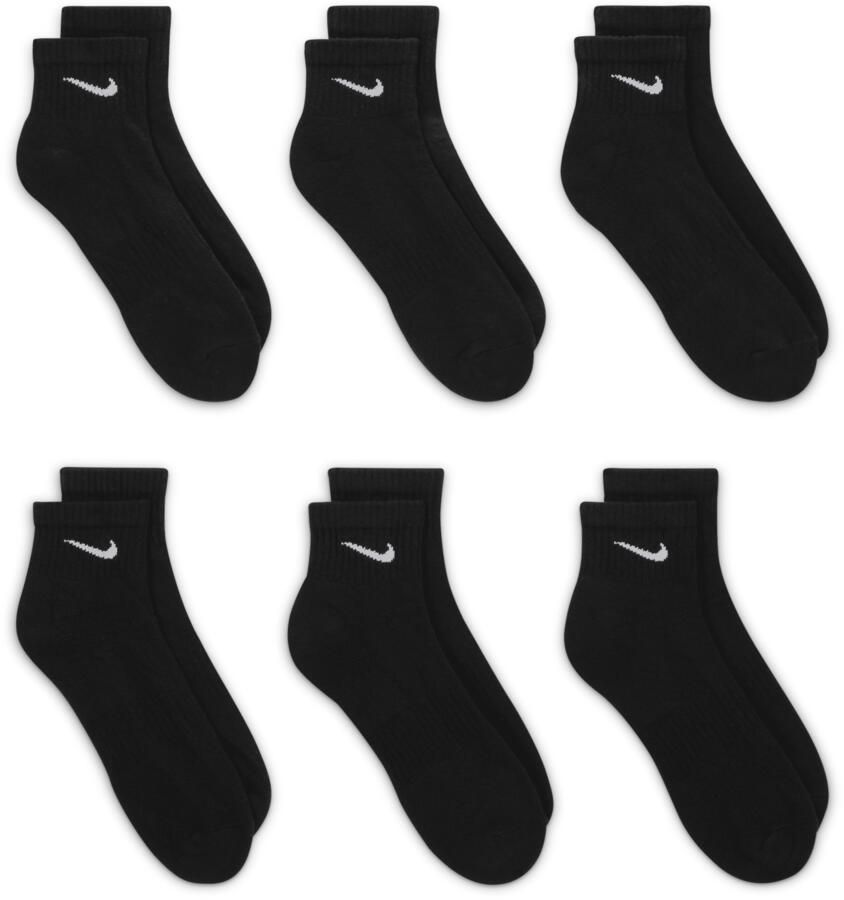 Nike Everyday Cushioned Trainingsenkelsokken (6 paar) Zwart - Foto 2