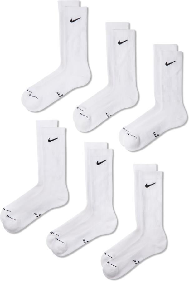 Nike Everyday Elevated crew sokken (6 paar) Meerkleurig