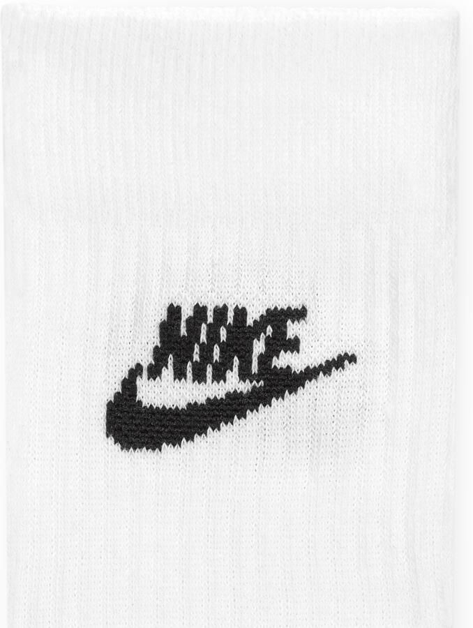 Nike Sportswear Everyday Essential Crew Socks (3 Pairs) Lang Kleding white black maat: 39-42 beschikbare maaten:39-42 43-46-48 - Foto 4