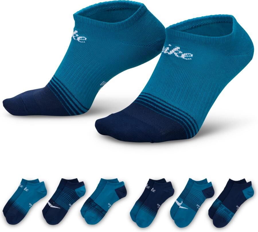 Nike Everyday lichte no-show sokken (6 paar) Meerkleurig - Foto 4