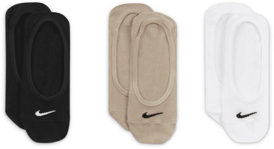 Nike Everyday Lightweight Footie trainingssokken voor dames (3 paar) Meerkleurig - Foto 4