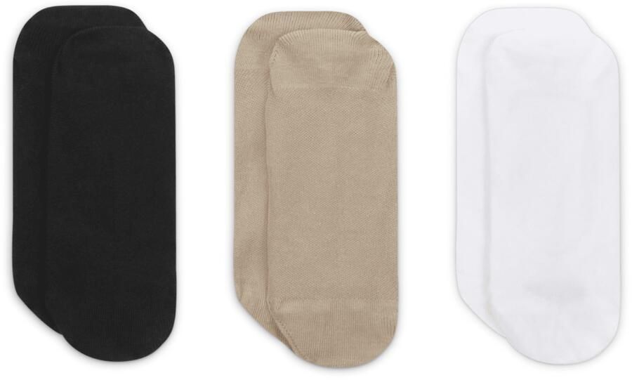 Nike Everyday Lightweight Footie trainingssokken voor dames (3 paar) Meerkleurig - Foto 3