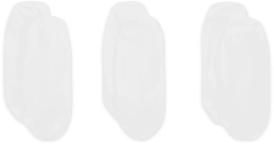 Nike Everyday Lightweight Footie trainingssokken voor dames (3 paar) Wit - Foto 4