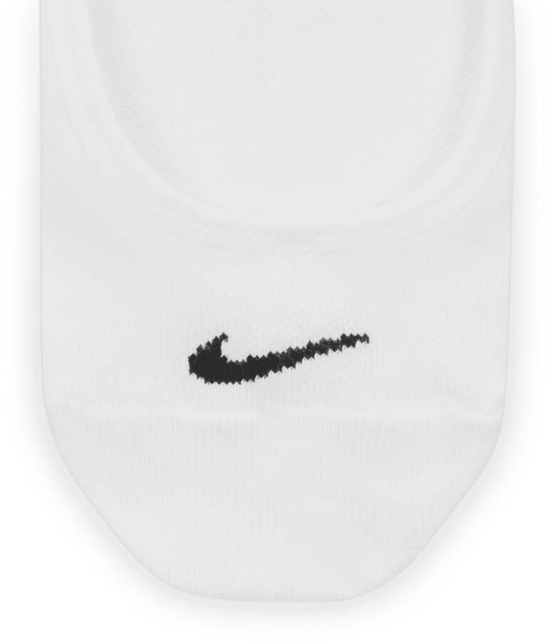 Nike Everyday Lightweight Footie trainingssokken voor dames (3 paar) Wit