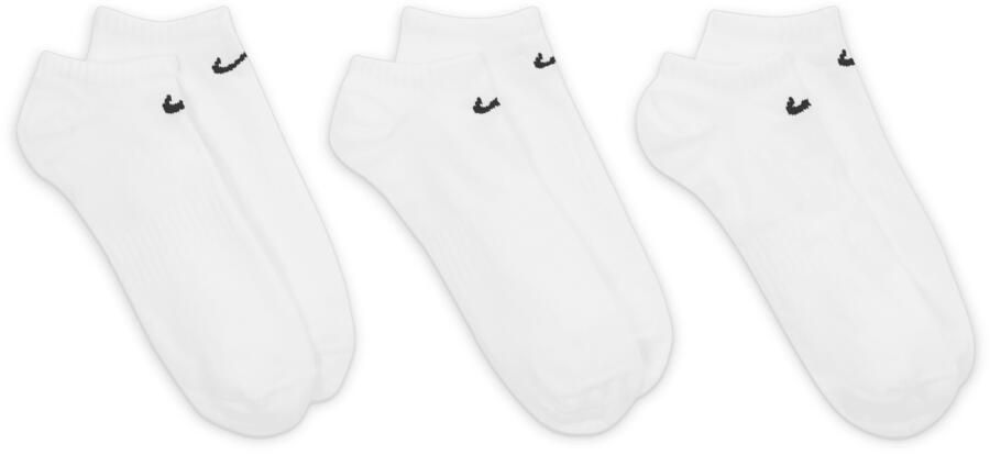Nike Everyday Lightweight Onzichtbare trainingssokken (3 paar) Wit - Foto 3
