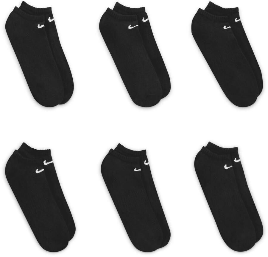 Nike Lichtgewicht trainingssokken voor dagelijks gebruik Black Unisex
