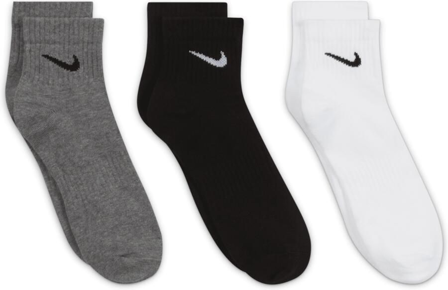 Nike Everyday Lightweight trainingsenkelsokken (3 paar) Meerkleurig - Foto 3