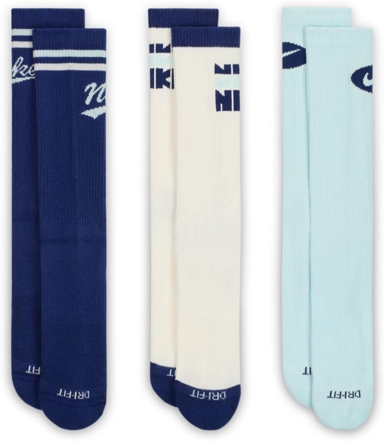 Nike Everyday Plus crew sokken (3 paar) Meerkleurig - Foto 4