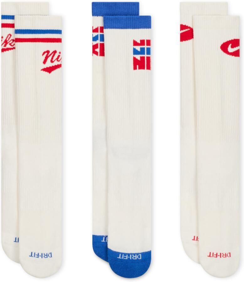 Nike Everyday Plus crew sokken (3 paar) Meerkleurig - Foto 3