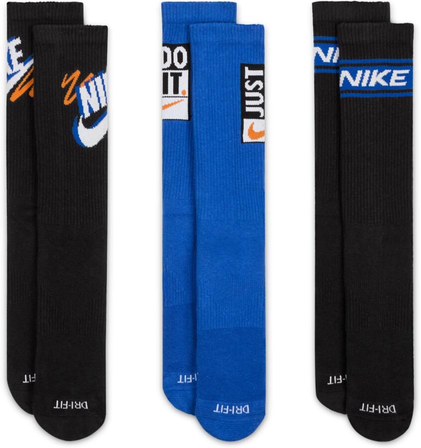 Nike Everyday Plus crew sokken (3 paar) Meerkleurig - Foto 3