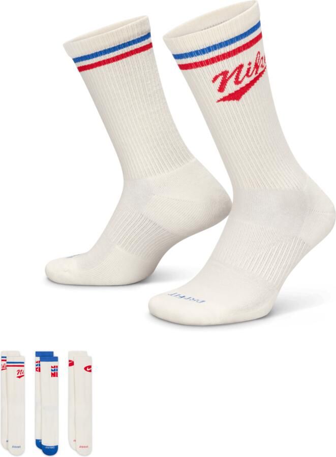 Nike Everyday Plus crew sokken (3 paar) Meerkleurig - Foto 2