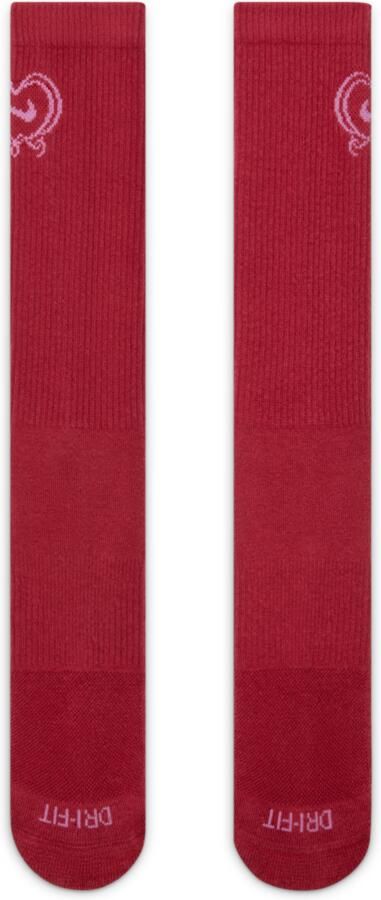 Nike Everyday Plus Crew sokken met demping (1 paar) Rood - Foto 3