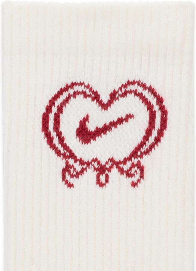 Nike Everyday Plus Crew sokken met demping (1 paar) Wit