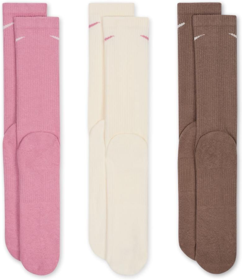 Nike Everyday Plus Cushioned crew trainingssokken (3 paar) Meerkleurig - Foto 3